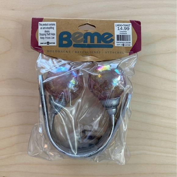 Beme Crackled Holdbacks (AB) - Picture 1 of 8